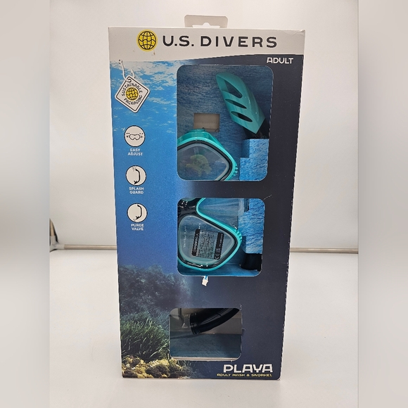 U.S. Divers Adult Snorkel Set NIB - Picture 1 of 2